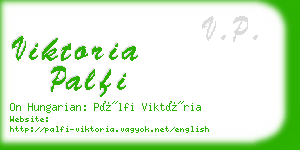 viktoria palfi business card